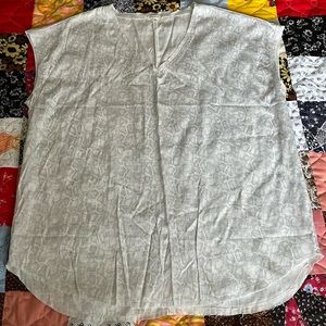 Jodifl Silver Snake Blouse Large (oversized)